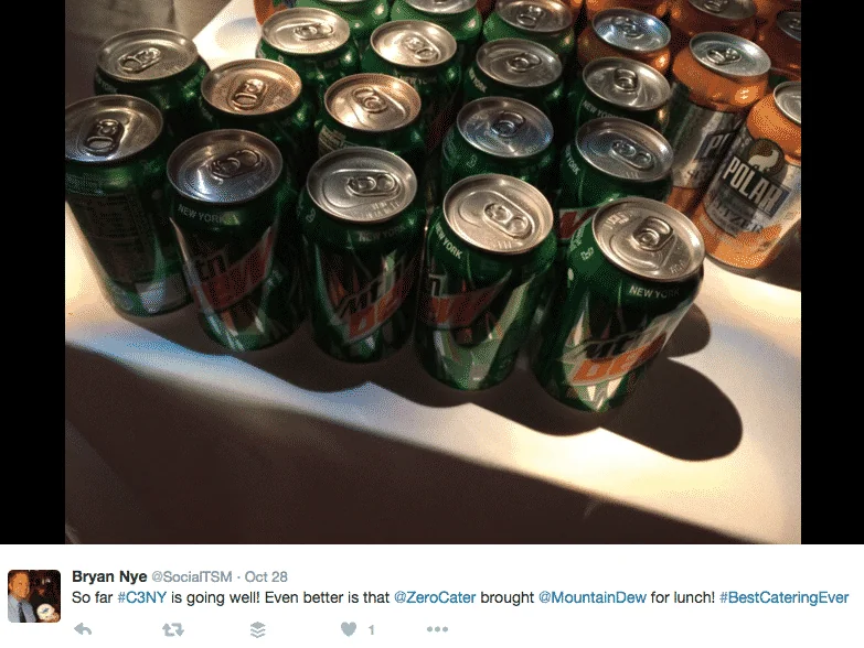 Drinks catered by Zerocater at C3